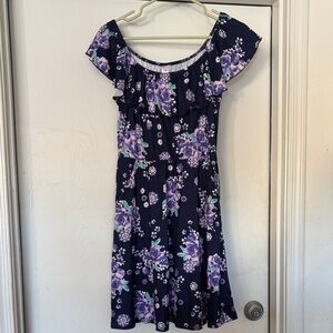 Floral Off-Shoulder Dress